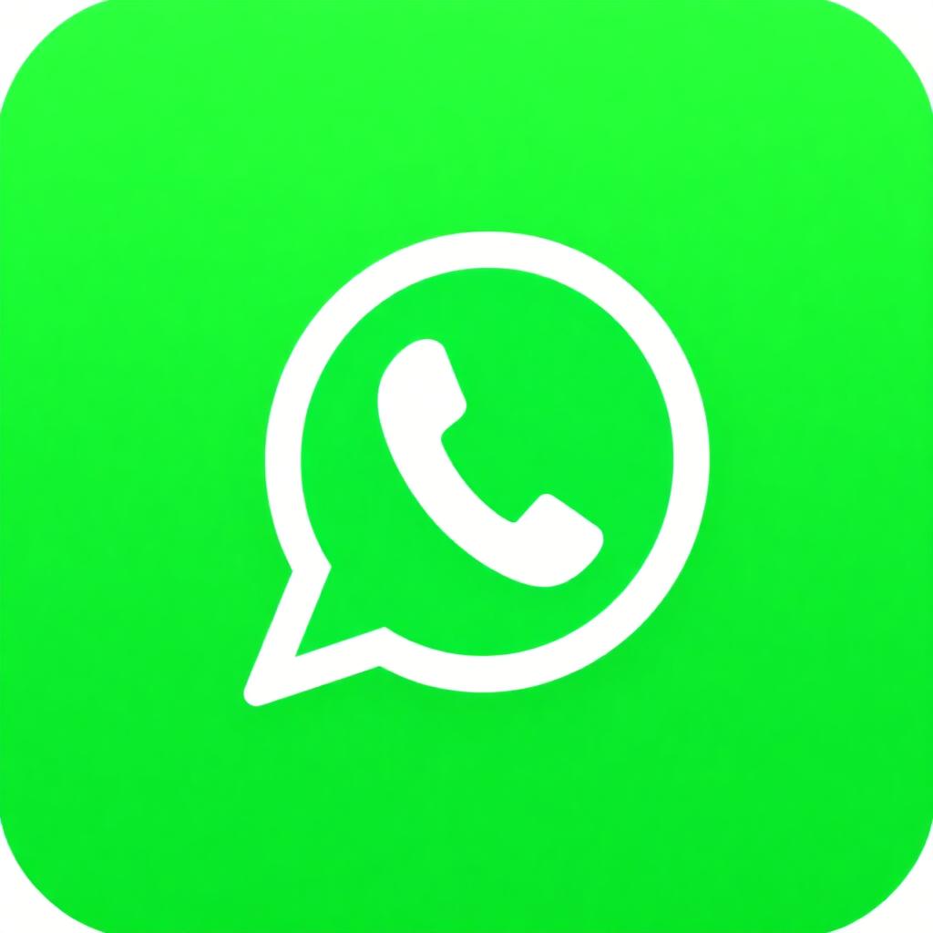 Ícone do WhatsApp em verde — suporte técnico